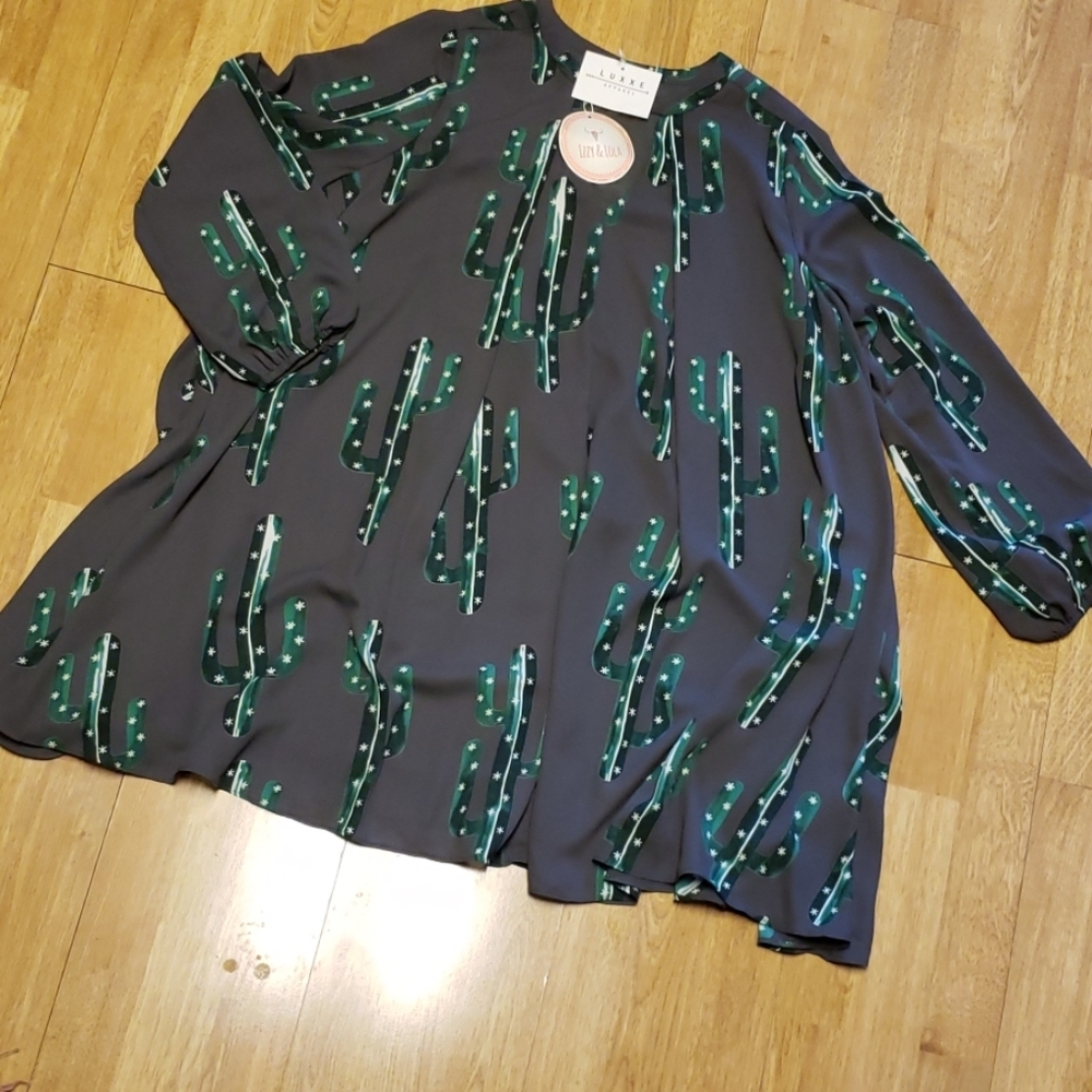 NWT Izzy & Lola boho cactus dress sz medium